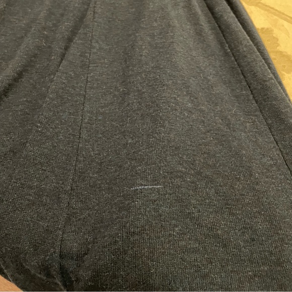 Bordeaux Anthropologie Short Sleeve Cinch Waist Lightweight Sweater Maxi S/P SP - Picture 13 of 16